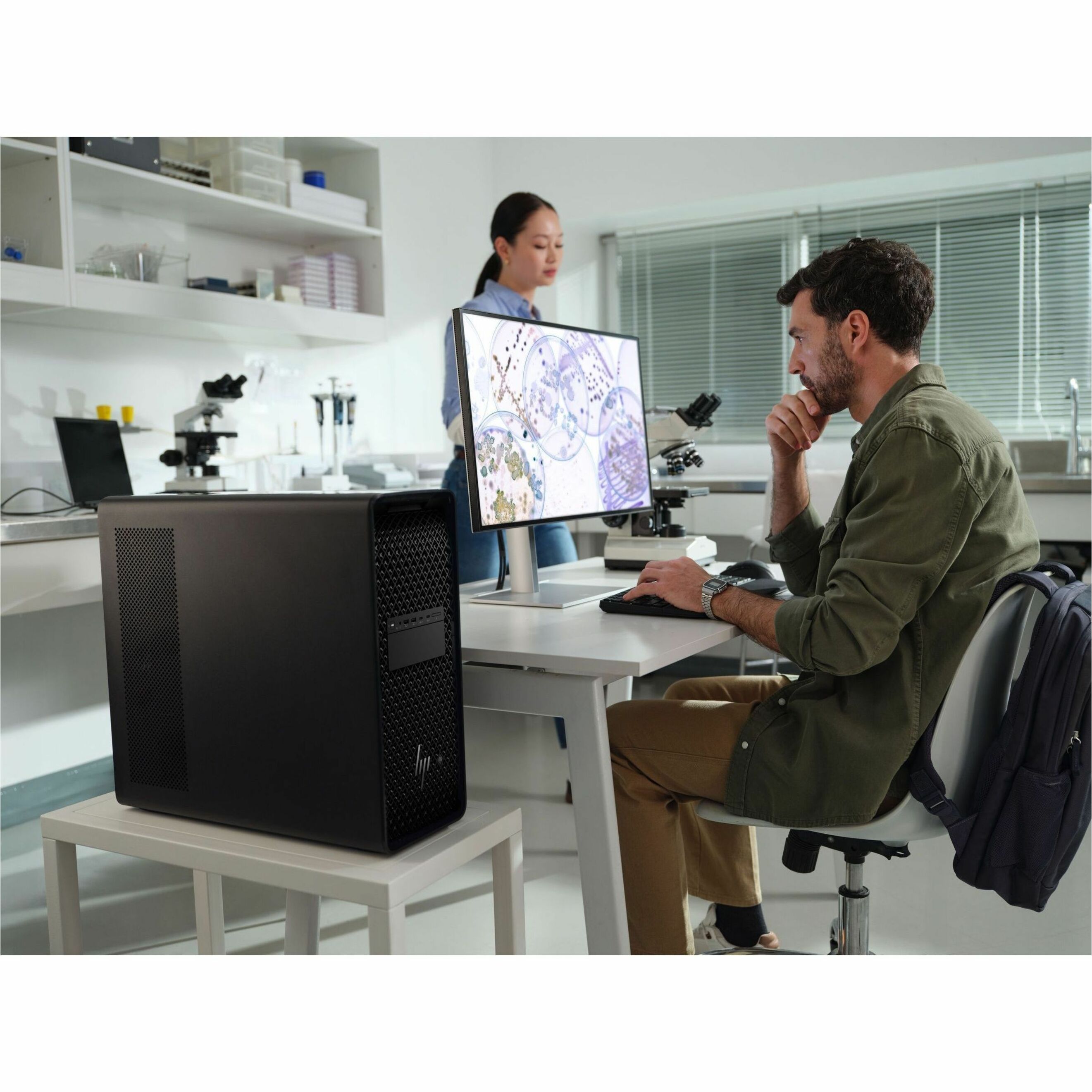 HP Z4 G6i Workstation - 1 x Intel Xeon 634 - vPro Technology - 32 GB - 1 TB SSD - Tower - Black - Intel W890 Chip - Windows 11 Pro - NVIDIA RTX PRO 4000 24 GB Graphics - Serial ATA/600, NVMe Controller - 0, 1, 5, 10 RAID Levels - English Keyboard - Gigabit Ethernet — alternate image12