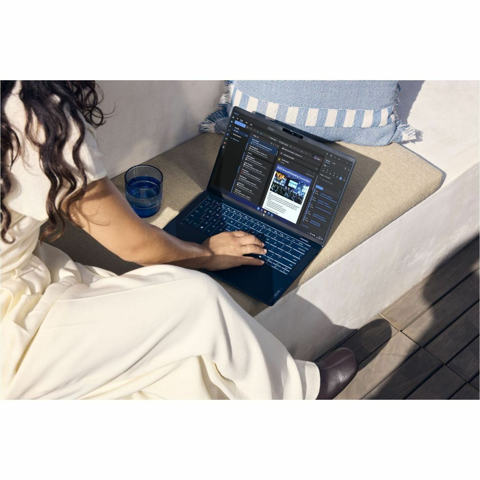 HP EliteBook X G2a 14" Touchscreen Copilot+ PC Notebook - 3K - 120 Hz - AMD Ryzen AI 9 HX Ryzen AI PRO 400 Series 470 - 64 GB - 1 TB SSD - English Keyboard - Atmospheric Blue - AMD Chip - 2880 x 1800 - Windows 11 Pro - AMD - In-plane Switching (IPS) Technology, BrightView - Front Camera/Webcam - IEEE 802.11be Wireless LAN Standard - Wi-Fi 7 — life style