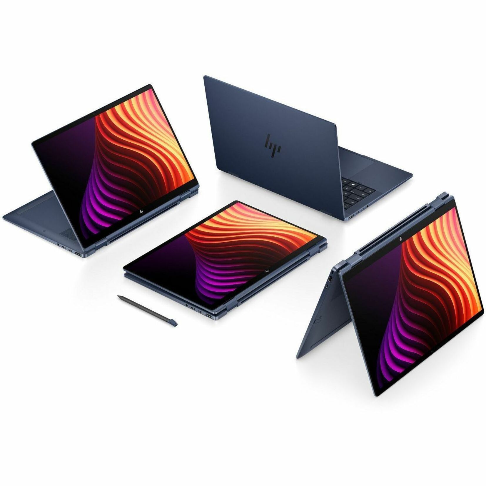 HP EliteBook X Flip G2i 14" Touchscreen Convertible Copilot+ PC 2 in 1 Notebook - 2.8K - 120 Hz - Intel Core Ultra 7 Series 3 366H - vPro Technology - 32 GB - 512 GB SSD - English Keyboard - Atmospheric Blue - Intel Chip - 2880 x 1800 - Windows 11 Pro - Intel - In-plane Switching (IPS) Technology - Front Camera/Webcam - IEEE 802.11be Wireless LAN Standard - Wi-Fi 7 — alternate image13