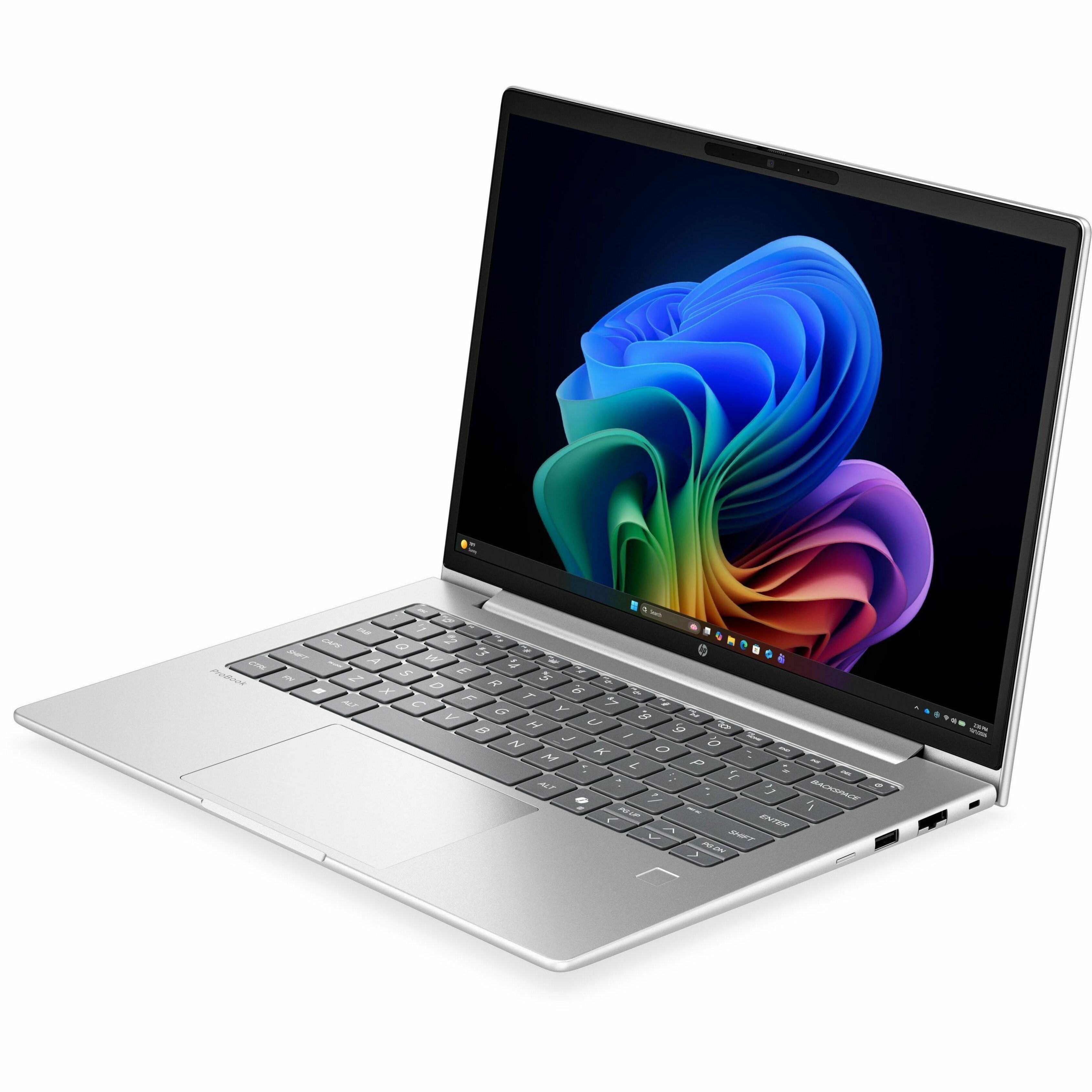 HP ProBook 4 G2i 14" Copilot+ PC Notebook - WUXGA - Intel Core Ultra 5 Series 3 325 - 16 GB - 512 GB SSD - English Keyboard - Pike Silver - Intel Chip - 1920 x 1200 - Windows 11 Pro - Intel - In-plane Switching (IPS) Technology - Front Camera/Webcam - IEEE 802.11ax Wireless LAN Standard - Wi-Fi 6E — alternate image1