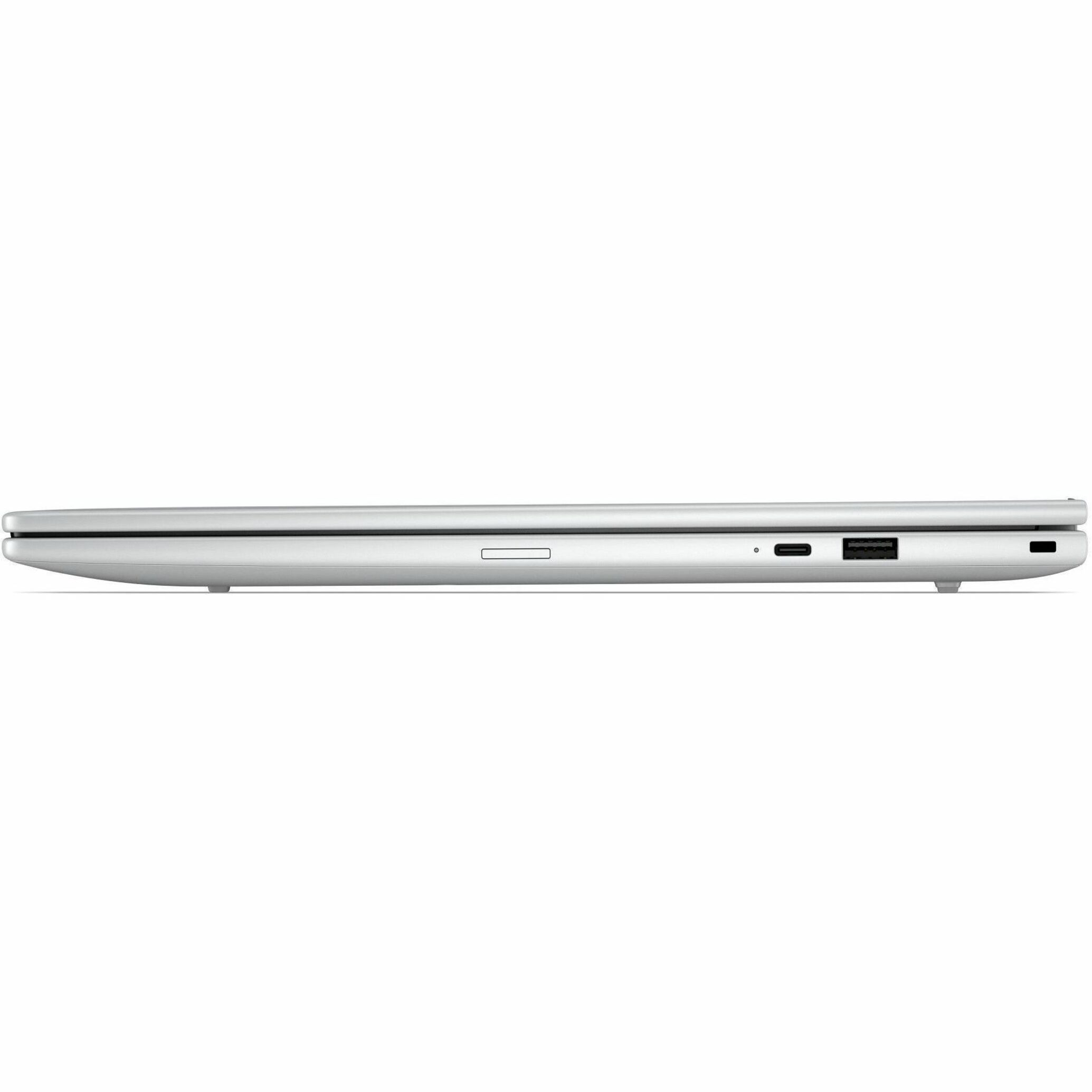 HP EliteBook 8 G2i 16" Notebook - WUXGA - Intel Core Ultra 5 Series 3 325 - 32 GB - 512 GB SSD - English Keyboard - Glacier Silver Aluminum - Intel Chip - 1920 x 1200 - Windows 11 Pro - Intel - In-plane Switching (IPS) Technology - Front Camera/Webcam - 12 Hours Battery Run Time - IEEE 802.11be Wireless LAN Standard - Wi-Fi 7 — left