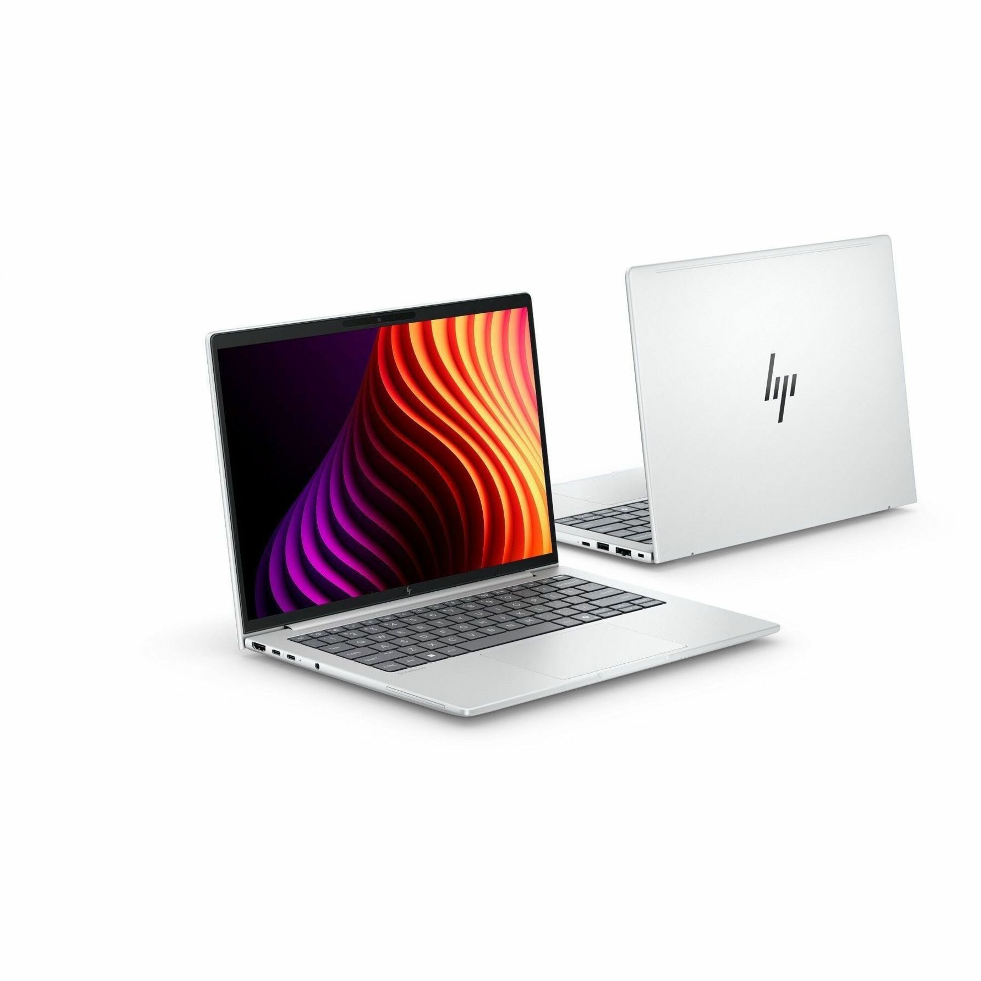 HP EliteBook 8 G2i 14" Copilot+ PC Notebook - WUXGA - Intel Core Ultra 7 Series 3 355 - 16 GB - 512 GB SSD - English Keyboard - Glacier Silver Aluminum - Intel Chip - 1920 x 1200 - Windows 11 Pro - Intel - In-plane Switching (IPS) Technology - Front Camera/Webcam - IEEE 802.11be Wireless LAN Standard - Wi-Fi 7 — alternate image1