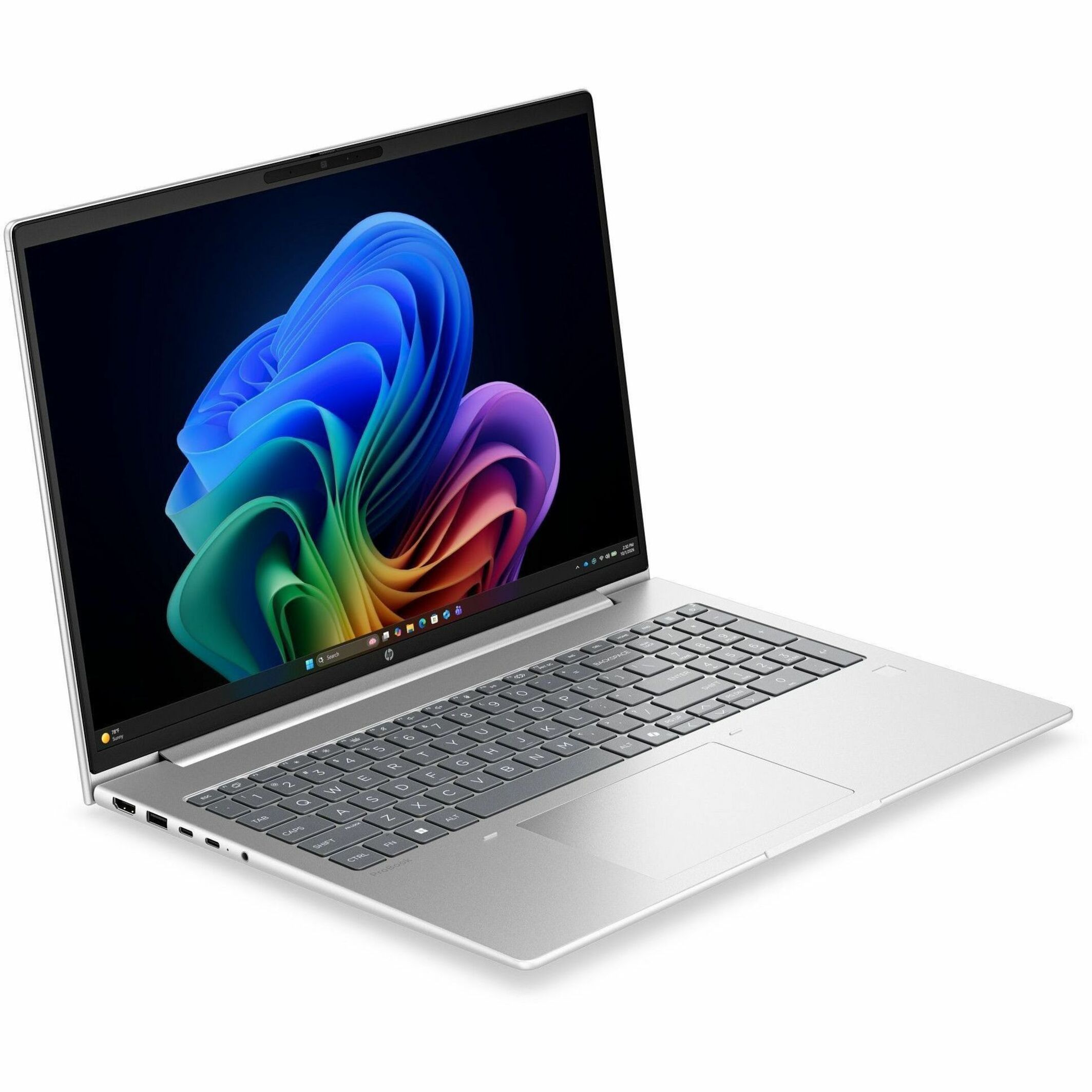 HP ProBook 4 G2i 16" Copilot+ PC Notebook - WUXGA - Intel Core Ultra 5 Series 3 325 - 16 GB - 512 GB SSD - English Keyboard - Pike Silver - Intel Chip - 1920 x 1200 - Windows 11 Pro - Intel - In-plane Switching (IPS) Technology - Front Camera/Webcam - IEEE 802.11ax Wireless LAN Standard - Wi-Fi 6E — alternate image1