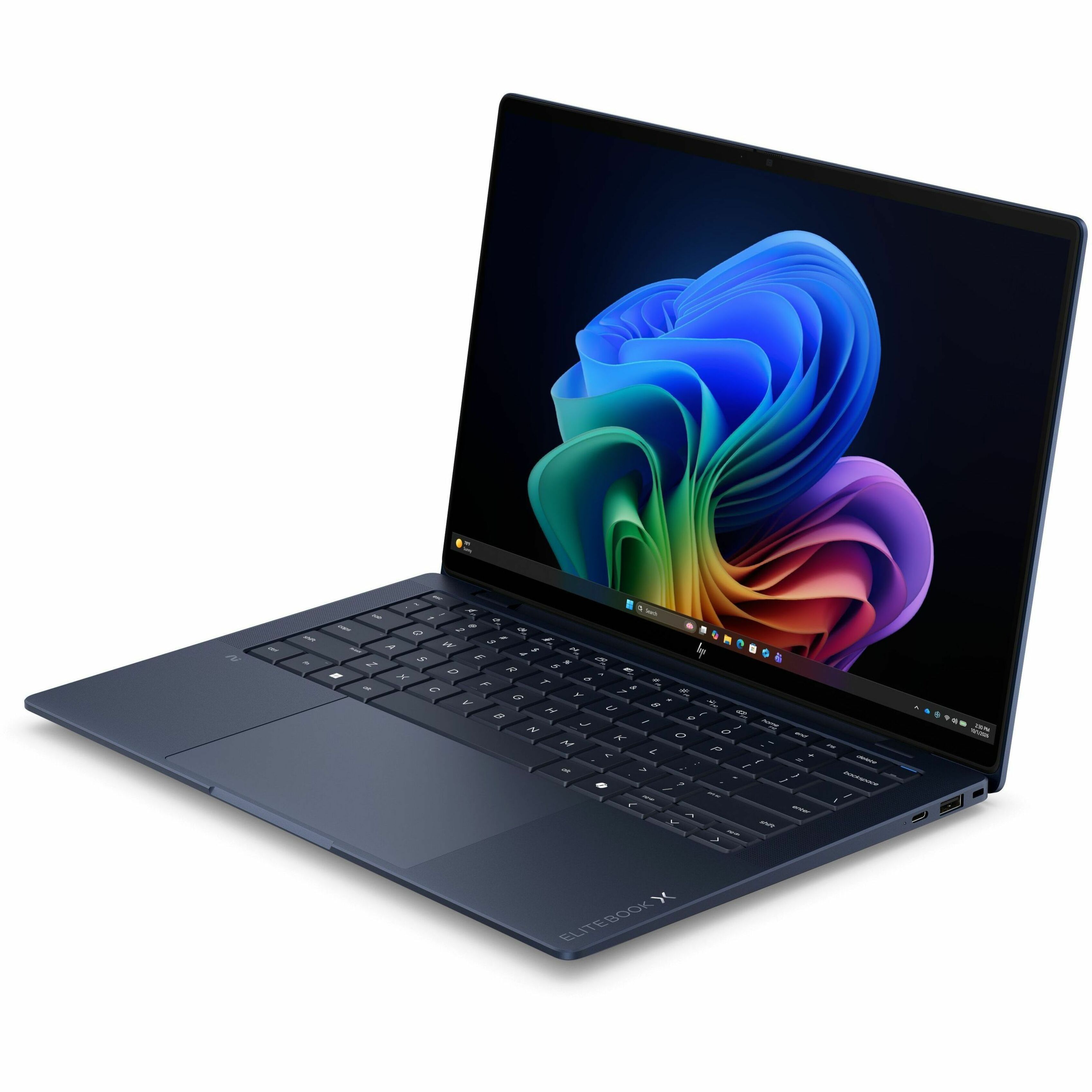 HP EliteBook X G2i 14" Touchscreen Copilot+ PC Notebook - WUXGA - Intel Core Ultra 7 Series 3 366H - vPro Technology - 32 GB - 512 GB SSD - English Keyboard - Atmospheric Blue - Intel Chip - 1920 x 1200 - Windows 11 Pro - Intel - In-plane Switching (IPS) Technology - Front Camera/Webcam - 14 Hours Battery Run Time - IEEE 802.11be Wireless LAN Standard - Wi-Fi 7 — alternate image1