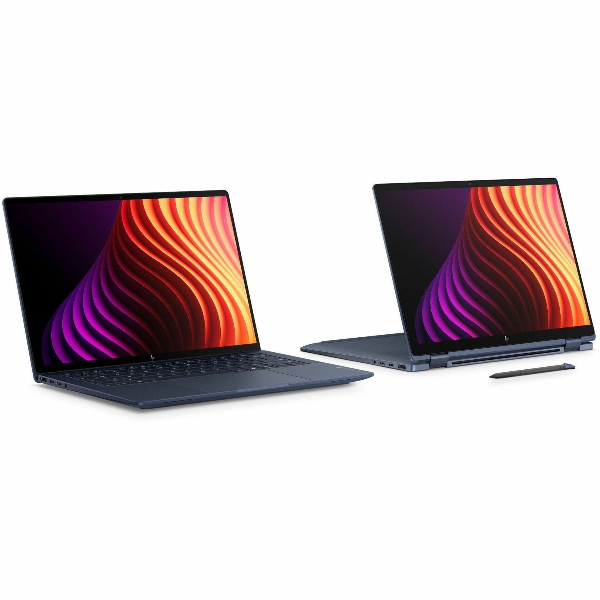 HP EliteBook X Flip G2i 14" Touchscreen Convertible Copilot+ PC 2 in 1 Notebook - 2.8K - 120 Hz - Intel Core Ultra 7 Series 3 366H - vPro Technology - 32 GB - 512 GB SSD - English Keyboard - Atmospheric Blue - Intel Chip - 2880 x 1800 - Windows 11 Pro - Intel - In-plane Switching (IPS) Technology - Front Camera/Webcam - IEEE 802.11be Wireless LAN Standard - Wi-Fi 7 — alternate image4