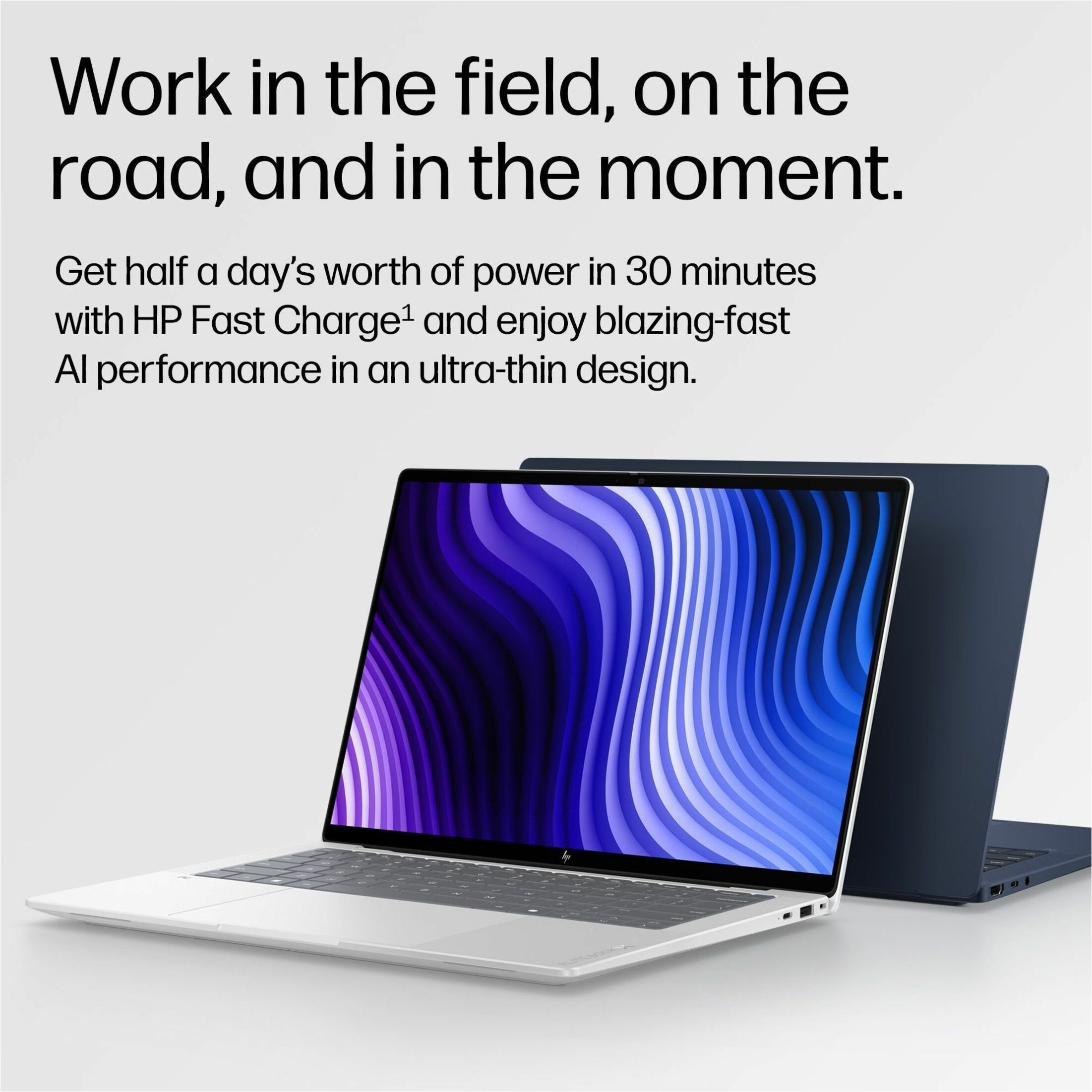 HP EliteBook X G2q 14" Copilot+ PC Notebook - 5G - WUXGA - Qualcomm Snapdragon X2 Elite X2E-84-100 - 32 GB - 1 TB SSD - English Keyboard - Atmospheric Blue - Qualcomm Chip - 1920 x 1200 - Windows 11 Pro - Qualcomm - In-plane Switching (IPS) Technology - Front Camera/Webcam - IEEE 802.11be Wireless LAN Standard - Wi-Fi 7 — alternate image10