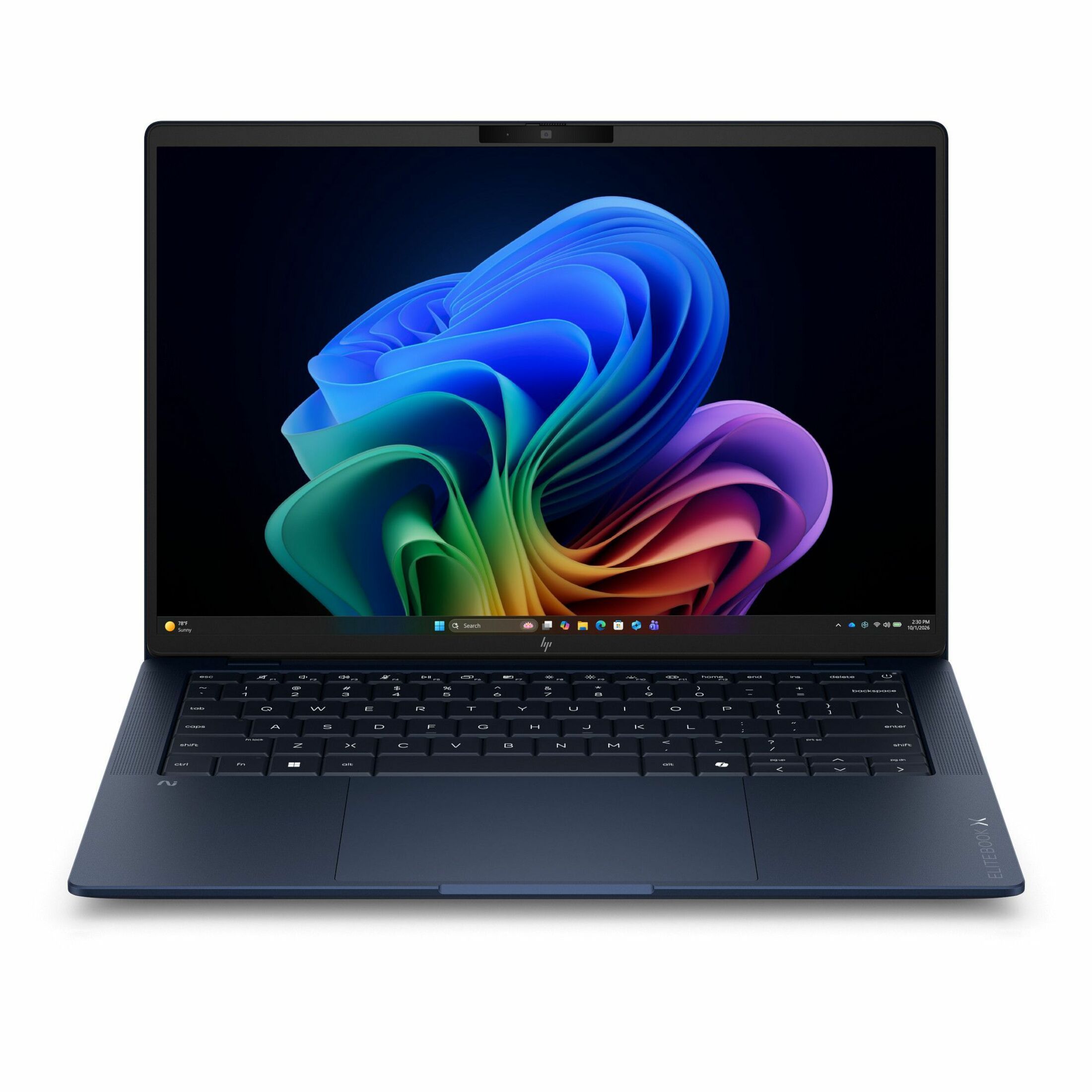 HP EliteBook X G2q 14" Copilot+ PC Notebook - 5G - WUXGA - Qualcomm Snapdragon X2 Elite X2E-84-100 - 32 GB - 1 TB SSD - English Keyboard - Atmospheric Blue - Qualcomm Chip - 1920 x 1200 - Windows 11 Pro - Qualcomm - In-plane Switching (IPS) Technology - Front Camera/Webcam - IEEE 802.11be Wireless LAN Standard - Wi-Fi 7