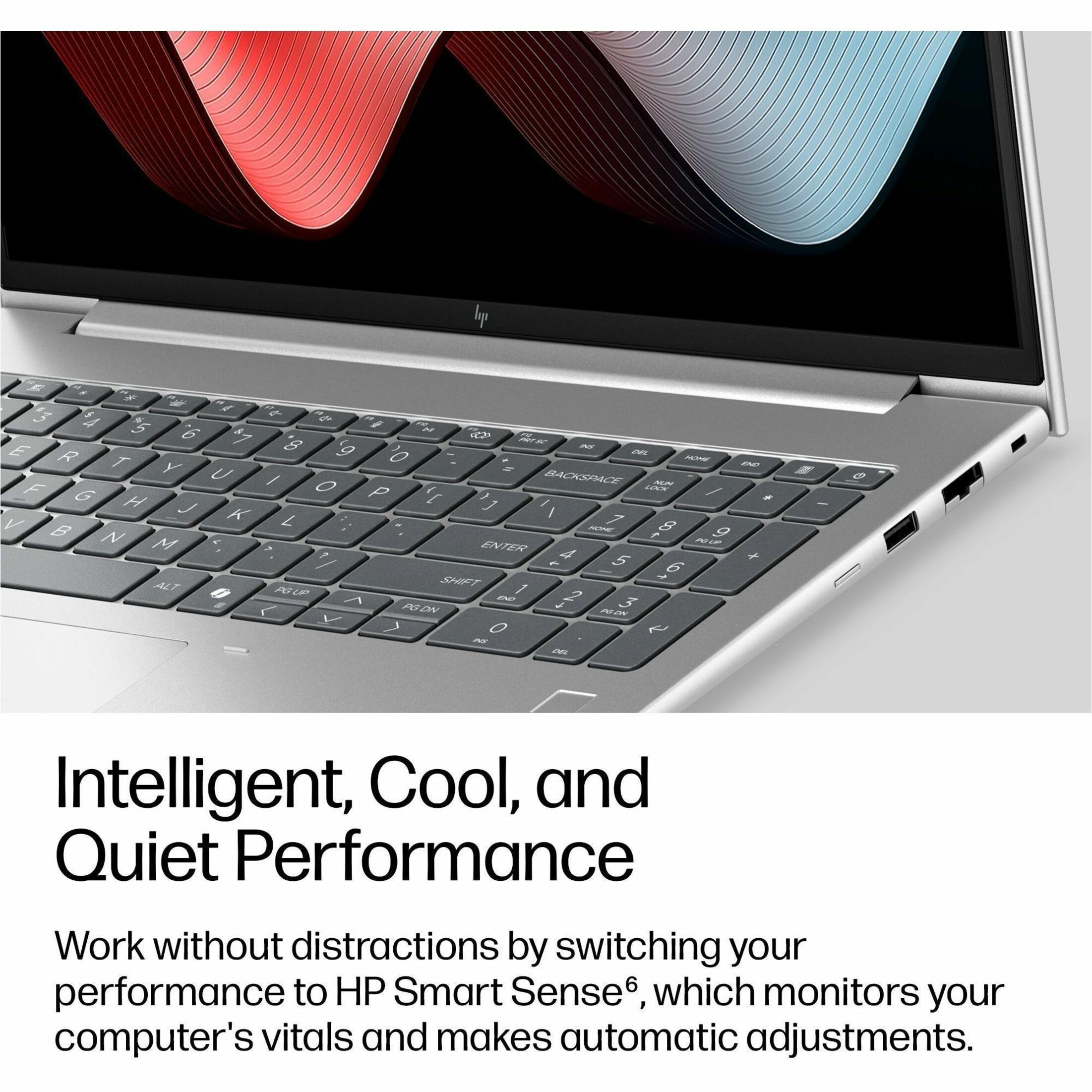 HP EliteBook 6 G2a 16" Copilot+ PC Notebook - WUXGA - AMD Ryzen AI 7 PRO Ryzen AI PRO 400 Series 450 - 16 GB - 512 GB SSD - English Keyboard - Pike Silver Aluminum - AMD Chip - 1920 x 1200 - Windows 11 Pro - AMD - In-plane Switching (IPS) Technology - Front Camera/Webcam - IEEE 802.11be Wireless LAN Standard - Wi-Fi 7 — alternate image10