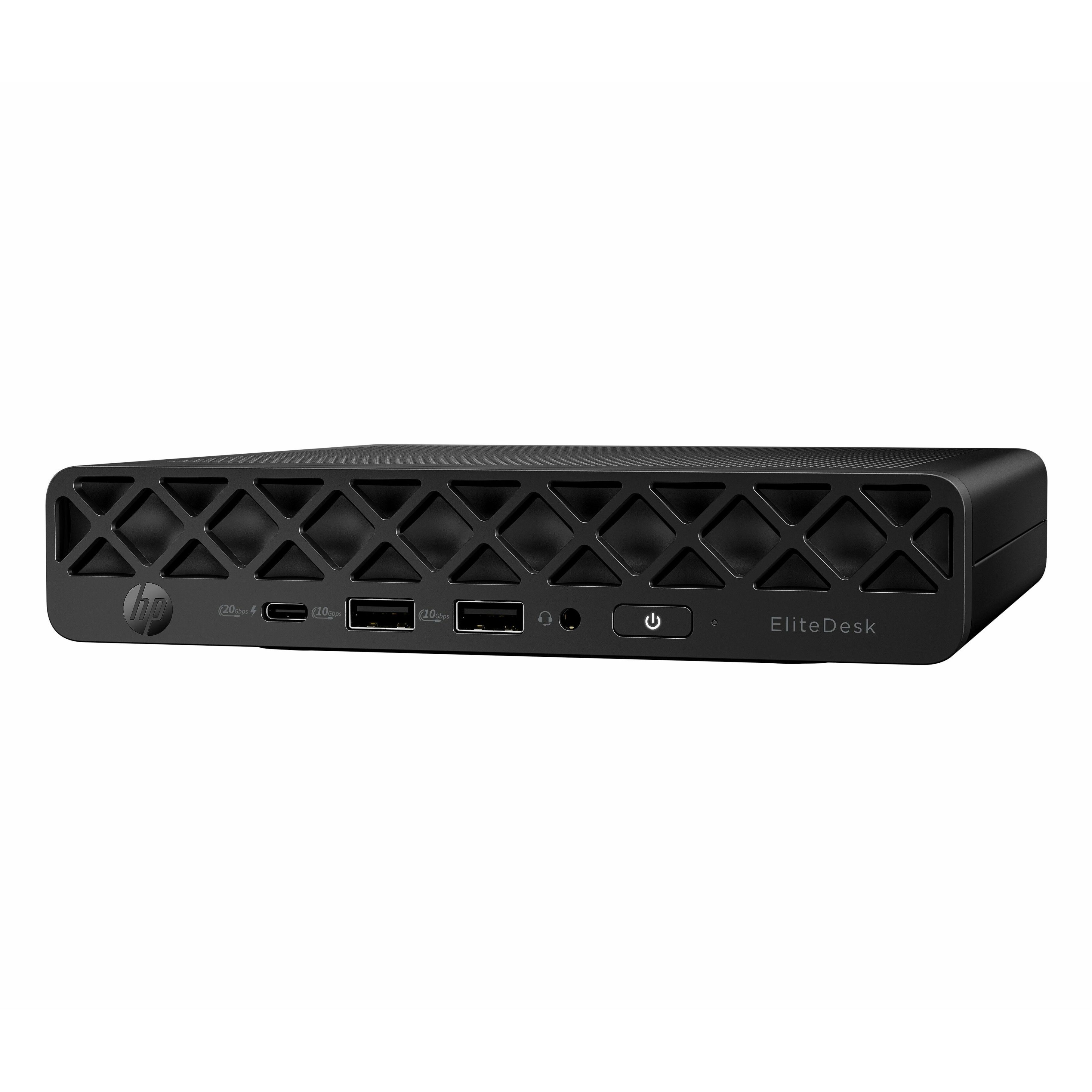 HP EliteDesk 8 G1i Desktop Computer - Intel Core Ultra 7 Series 2 265 - 32 GB - 512 GB PCI Express NVMe SSD - Small Form Factor - Intel Q870 Chip