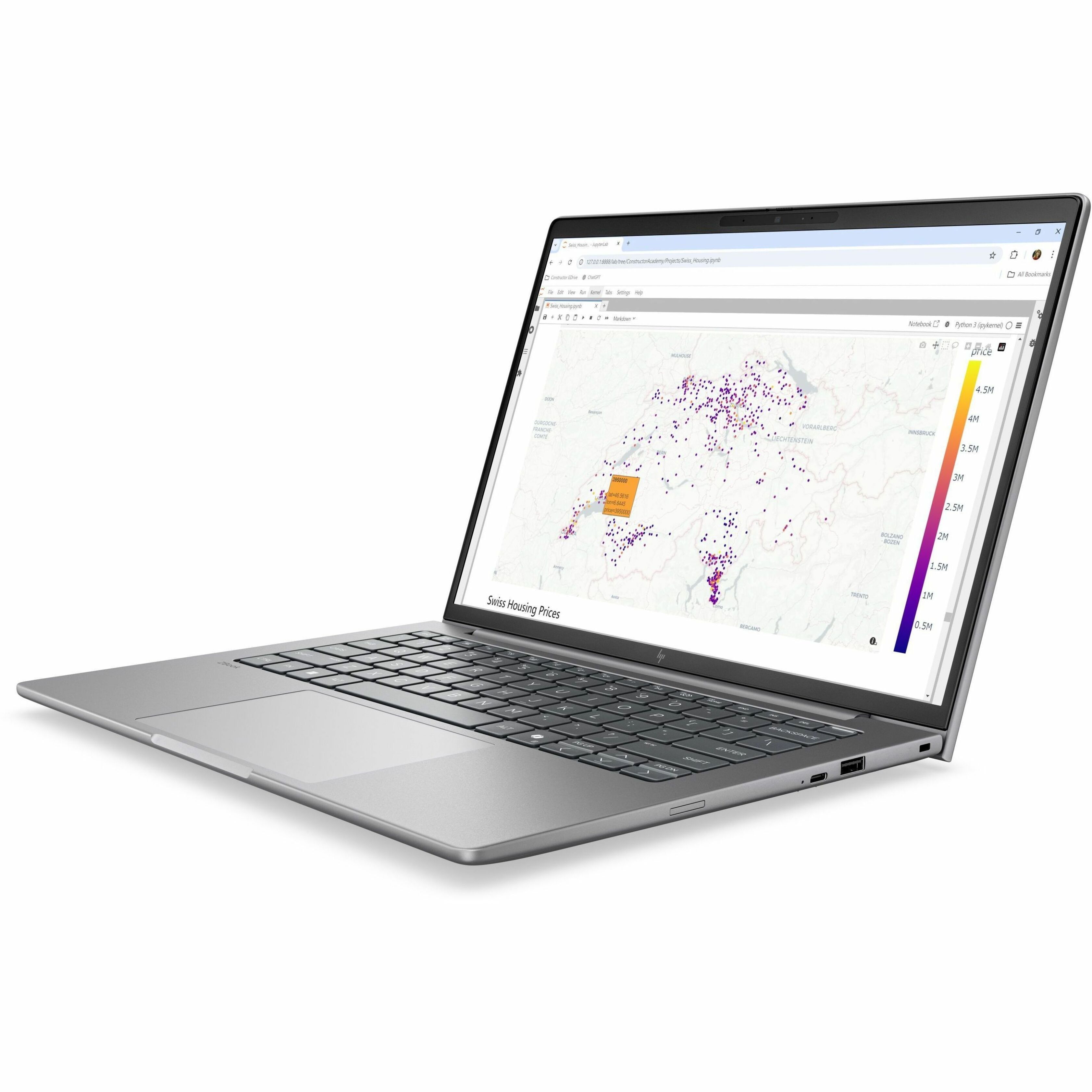 HP ZBook 8 G2a 14" Copilot+ PC Mobile Workstation - WUXGA - 60 Hz - AMD Ryzen AI 5 PRO Ryzen AI PRO 400 Series 435 - 16 GB - 512 GB SSD - English Keyboard - Meteor Silver - AMD Chip - 1920 x 1200 - Windows 11 Pro - AMD - In-plane Switching (IPS) Technology - Front Camera/Webcam - IEEE 802.11be Wireless LAN Standard - Wi-Fi 7 — alternate image11