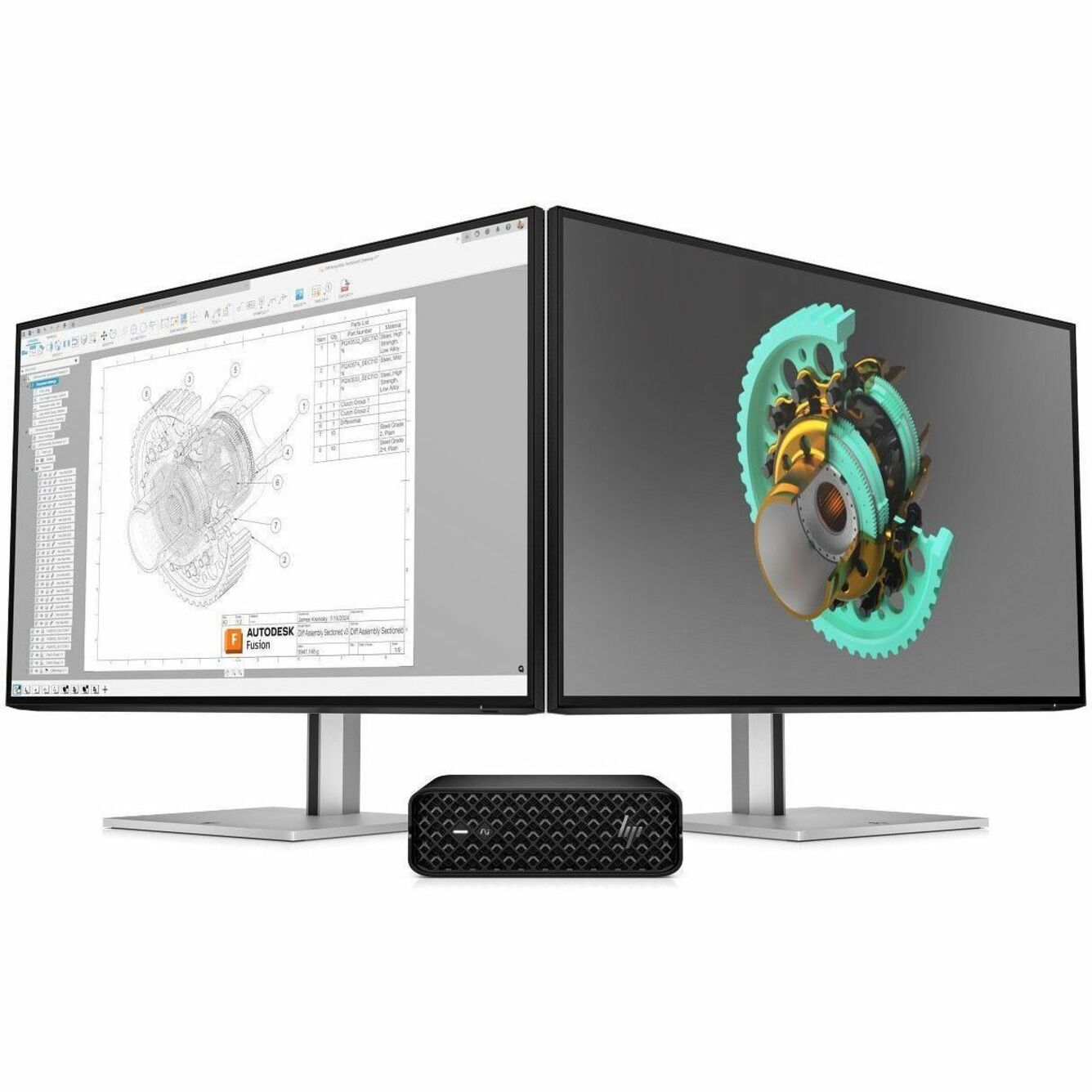 HP Z2 Mini G1i Workstation - 1 x Intel Core Ultra 7 265 - 64 GB - 1 TB SSD - Mini PC - Intel W880 Chip - NVMe, Serial ATA Controller - 0, 1 RAID Levels - Gigabit Ethernet — alternate image12