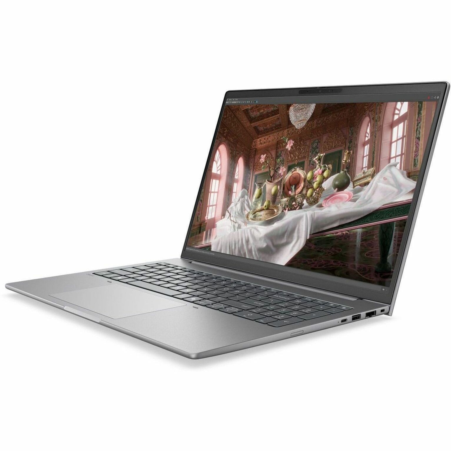 HP ZBook 8 G2a 16" Touchscreen Copilot+ PC Mobile Workstation - WUXGA - 60 Hz - AMD Ryzen AI 7 PRO Ryzen AI PRO 400 Series 450 - 32 GB - 512 GB SSD - English Keyboard - Meteor Silver - AMD Chip - 1920 x 1200 - Windows 11 Pro - AMD - In-plane Switching (IPS) Technology - Front Camera/Webcam - 12.50 Hours Battery Run Time - IEEE 802.11be Wireless LAN Standard - Wi-Fi 7 — alternate image1