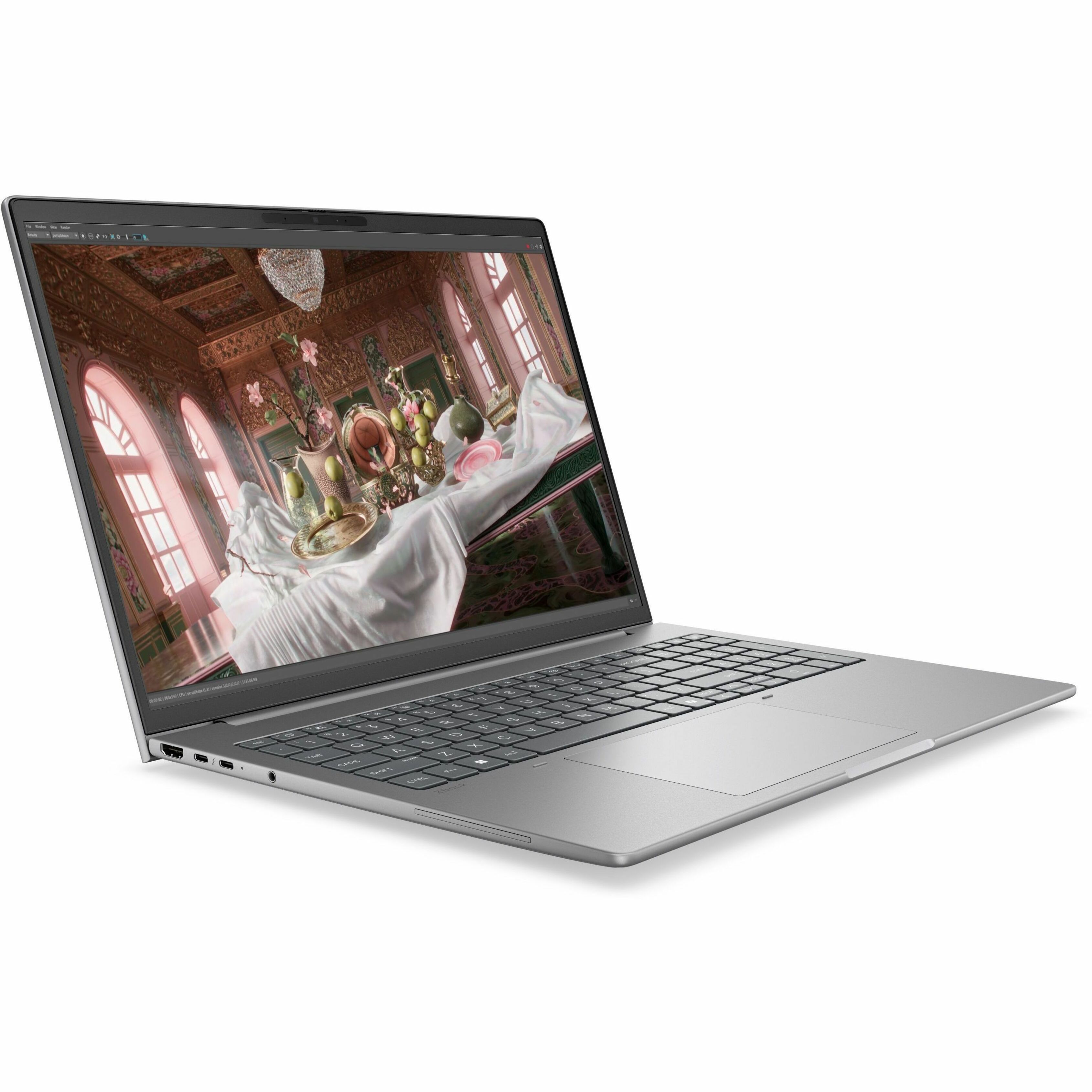 HP ZBook 8 G2a 16" Copilot+ PC Mobile Workstation - 2.2K - 120 Hz - AMD Ryzen AI 7 PRO Ryzen AI PRO 400 Series 450 - 32 GB - 512 GB SSD - English Keyboard - Meteor Silver - AMD Chip - 2560 x 1600 - Windows 11 Pro - AMD - In-plane Switching (IPS) Technology - Front Camera/Webcam - 12.50 Hours Battery Run Time - IEEE 802.11be Wireless LAN Standard - Wi-Fi 7 — alternate image1