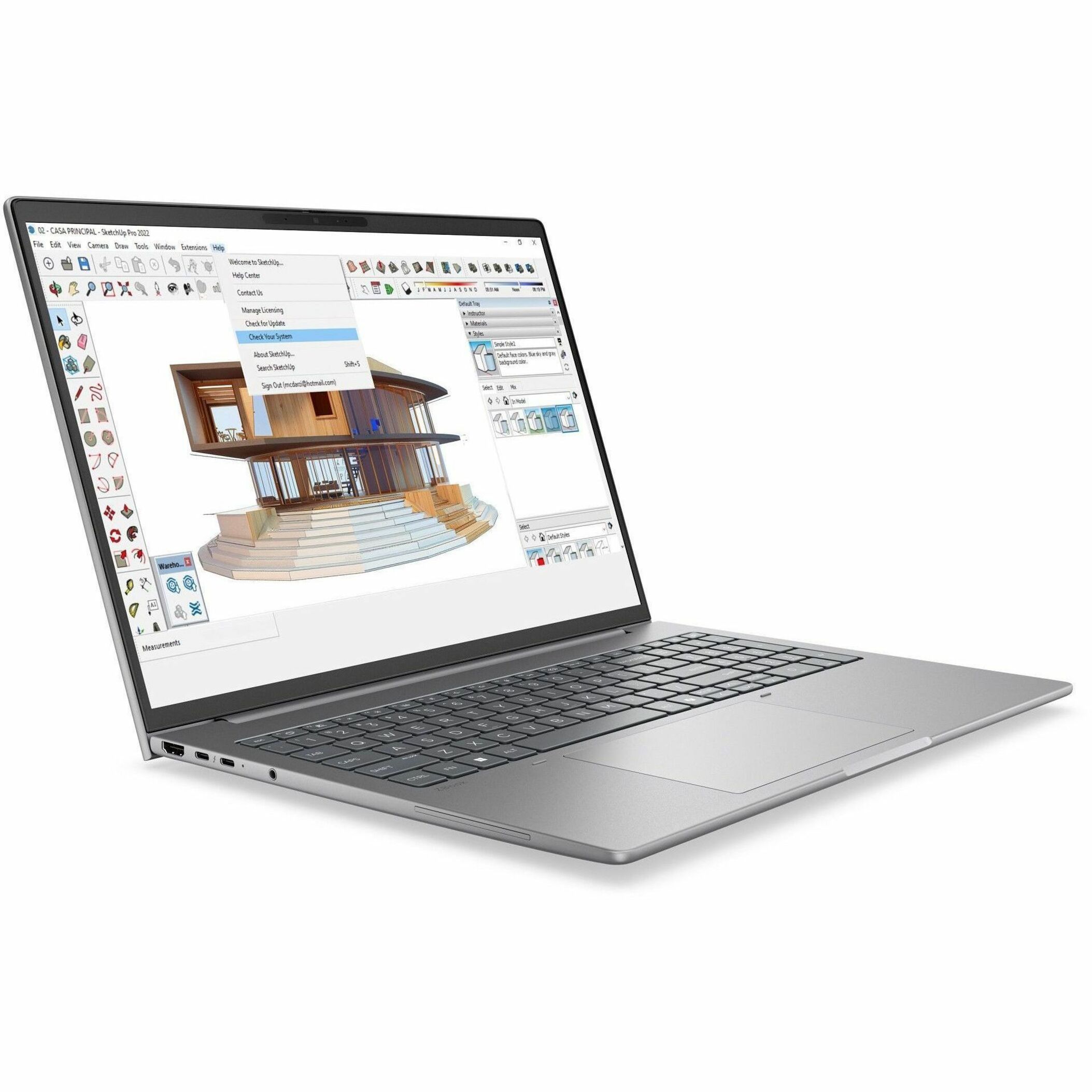 HP ZBook 8 G2a 16" Touchscreen Copilot+ PC Mobile Workstation - WUXGA - 60 Hz - AMD Ryzen AI 7 PRO Ryzen AI PRO 400 Series 450 - 32 GB - 1 TB SSD - Meteor Silver - AMD Chip - 1920 x 1200 - Windows 11 Pro - AMD - In-plane Switching (IPS) Technology - Front Camera/Webcam - 12.50 Hours Battery Run Time - IEEE 802.11be Wireless LAN Standard - Wi-Fi 7 — alternate image10