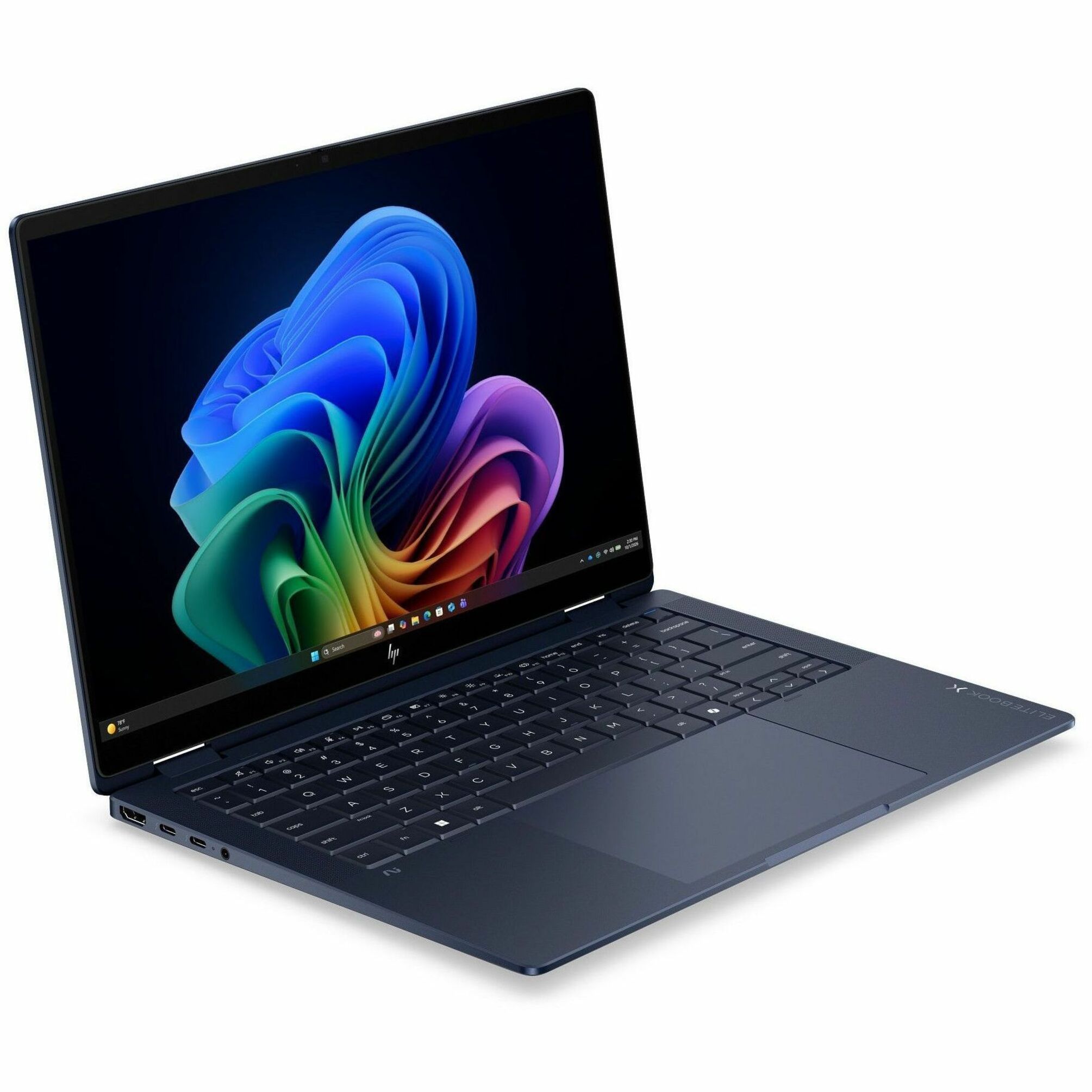HP EliteBook X Flip G2i 14" Touchscreen Convertible 2 in 1 Notebook - 5G - Intel Core Ultra 7 Series 3 366H - 64 GB - 512 GB SSD - Intel Chip - LTE, DC-HSPA+, HSPA+, UMTS - Intel - IEEE 802.11be Wireless LAN Standard - Wi-Fi 7 — alternate image1