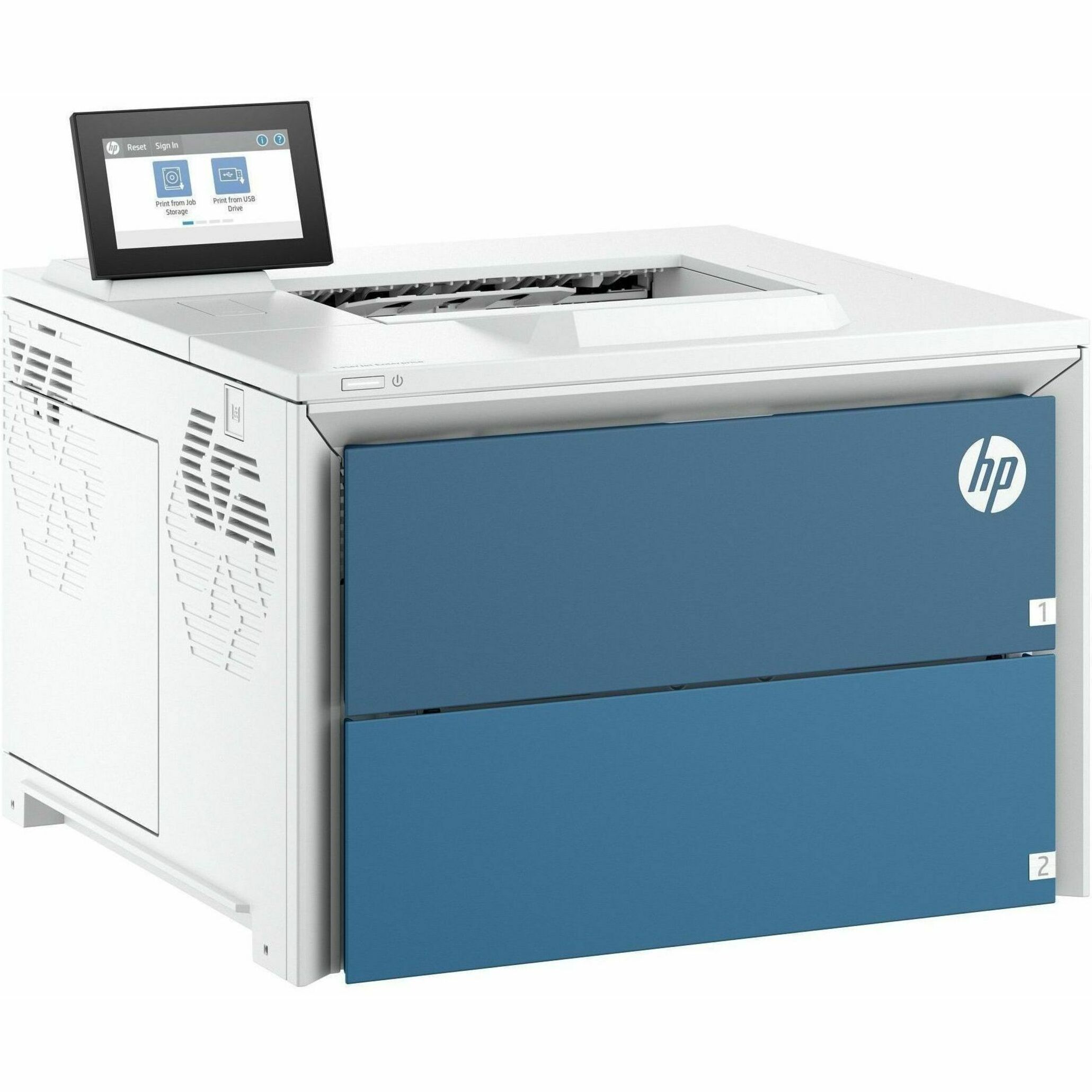 HP LaserJet Enterprise 5502dn Wired Laser Printer - Monochrome - 76 ppm Mono - 1200 x 1200 dpi Print - Automatic Duplex Print - 650 Sheets Input - Ethernet - Microsoft Universal Print, Apple AirPrint, Mopria - 150000 Pages Duty Cycle - Gigabit Ethernet - USB — rightmaximum