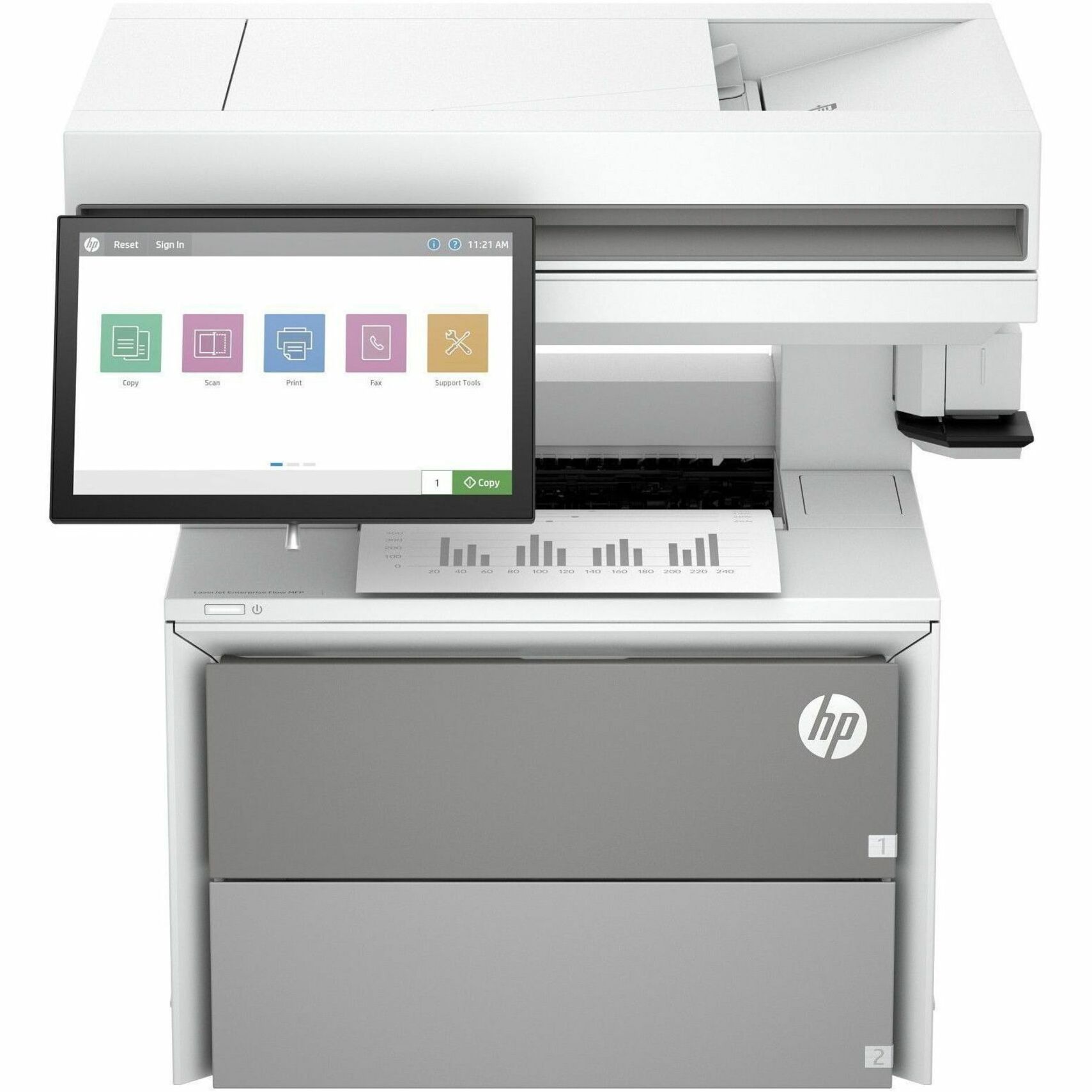 HP LaserJet Enterprise 5602zfw Wired Laser Multifunction Printer