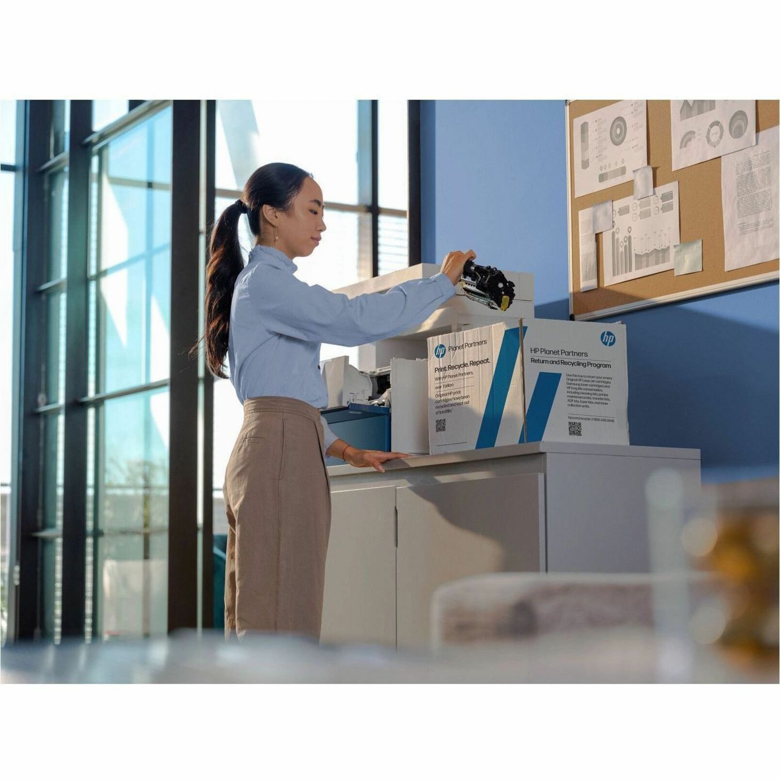 HP LaserJet Enterprise 5602zfw Wired Laser Multifunction Printer - Monochrome - Copier/Fax/Printer/Scanner - 76 ppm Mono Print - 1200 x 1200 dpi Print - Automatic Duplex Print - Up to 149999 Pages Monthly - Color CIS, Flatbed, ADF Scanner - 600 dpi Optical Scan - Monochrome Fax - Gigabit Ethernet - Apple AirPrint, Mopria, Microsoft Universal Print - USB — alternate image2