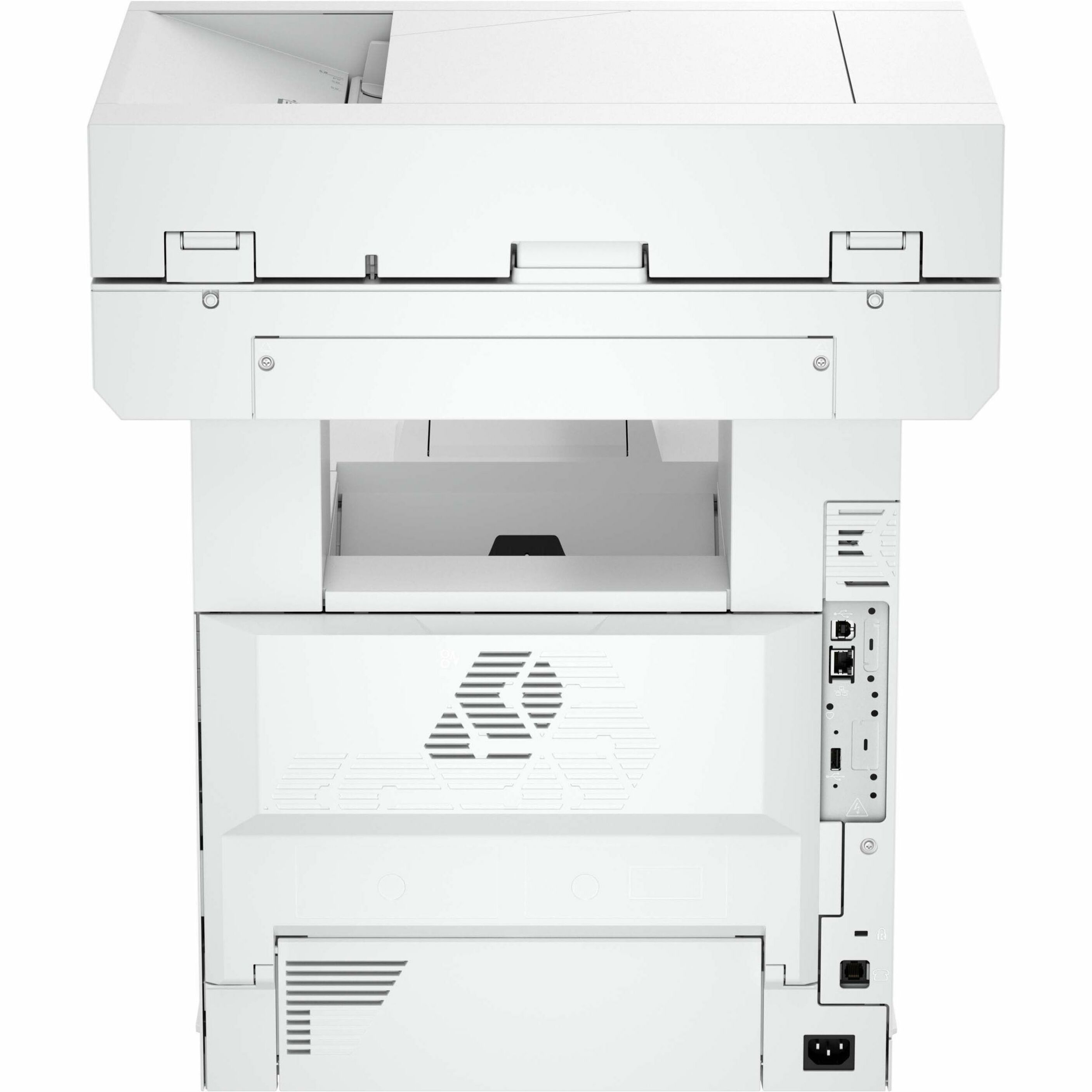 HP LaserJet Enterprise 6600dn Wired Laser Multifunction Printer - Monochrome - Copier/Printer/Scanner - 83 ppm Mono Print - 1200 x 1200 dpi Print - Automatic Duplex Print - Up to 360000 Pages Monthly - Color Flatbed, ADF Scanner - 600 dpi Optical Scan - Gigabit Ethernet - Apple AirPrint, Mopria, Microsoft Universal Print - USB — rearmaximum