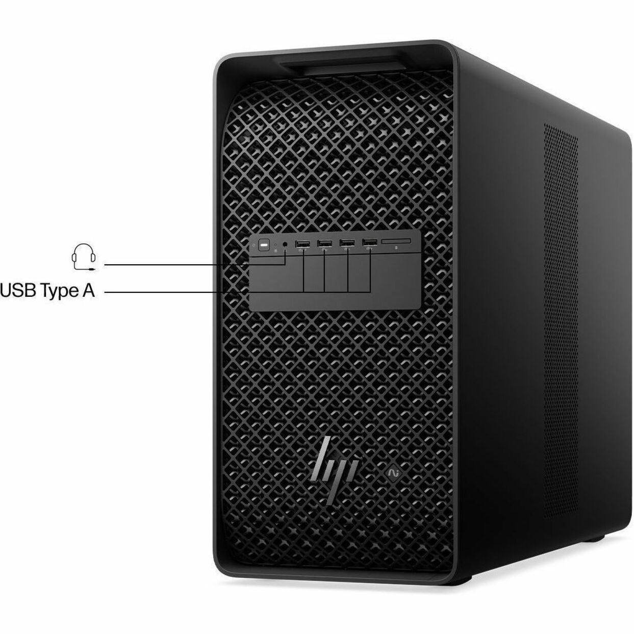 HP Z8 Fury G6i Workstation - 1 x Intel Xeon 658X - vPro Technology - 32 GB - 1 TB SSD - Tower - Black - Intel W890 Chip - Windows 11 Pro - Serial ATA/600, NVMe Controller - 0, 1, 5, 10 RAID Levels - French Keyboard - Gigabit Ethernet — alternate image2