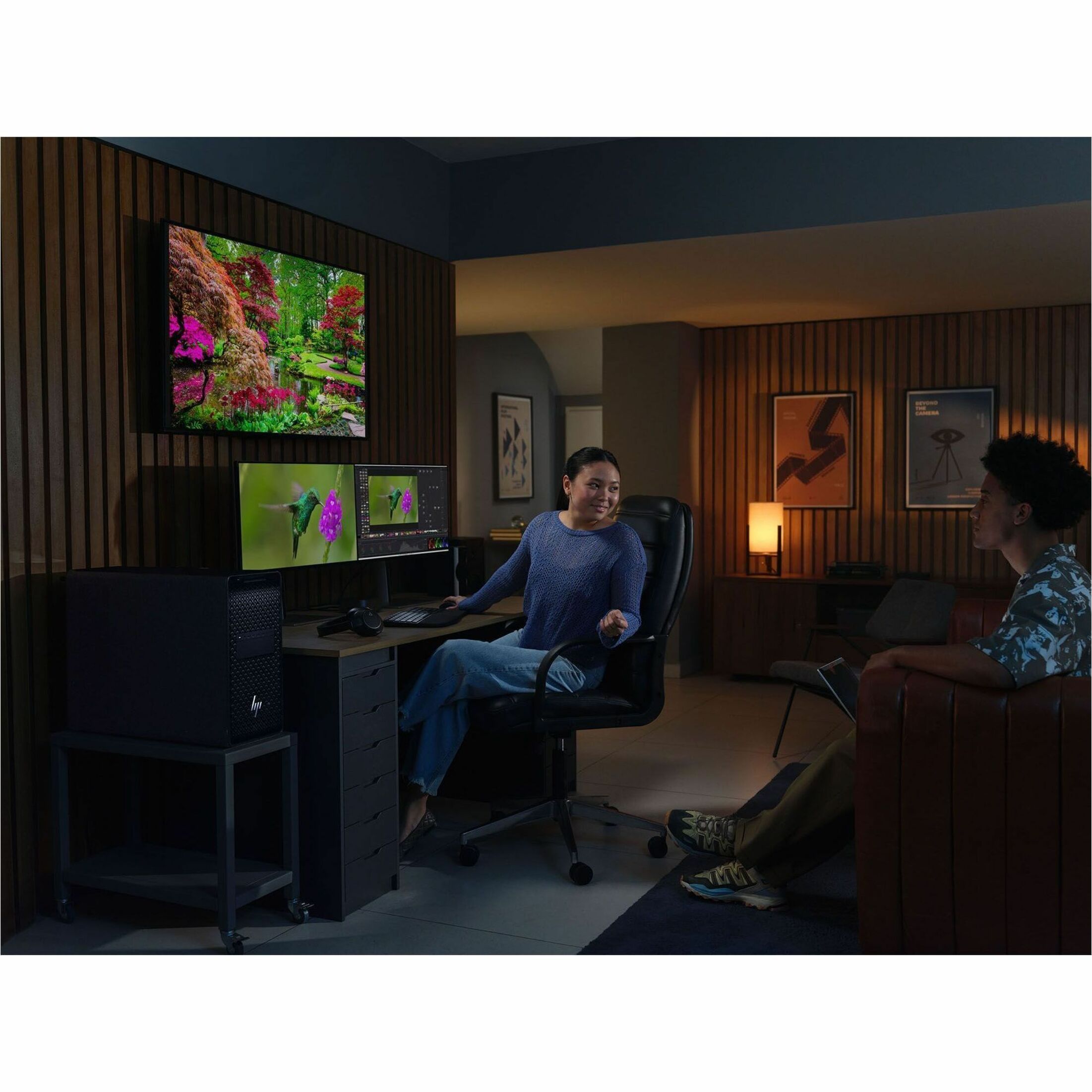 HP Z8 Fury G6i Workstation - 1 x Intel Xeon 674X - vPro Technology - 32 GB - 1 TB SSD - Tower - Black - Intel W890 Chip - Windows 11 Pro - Serial ATA/600, NVMe Controller - 0, 1, 5, 10 RAID Levels - French Keyboard - Gigabit Ethernet — alternate image11