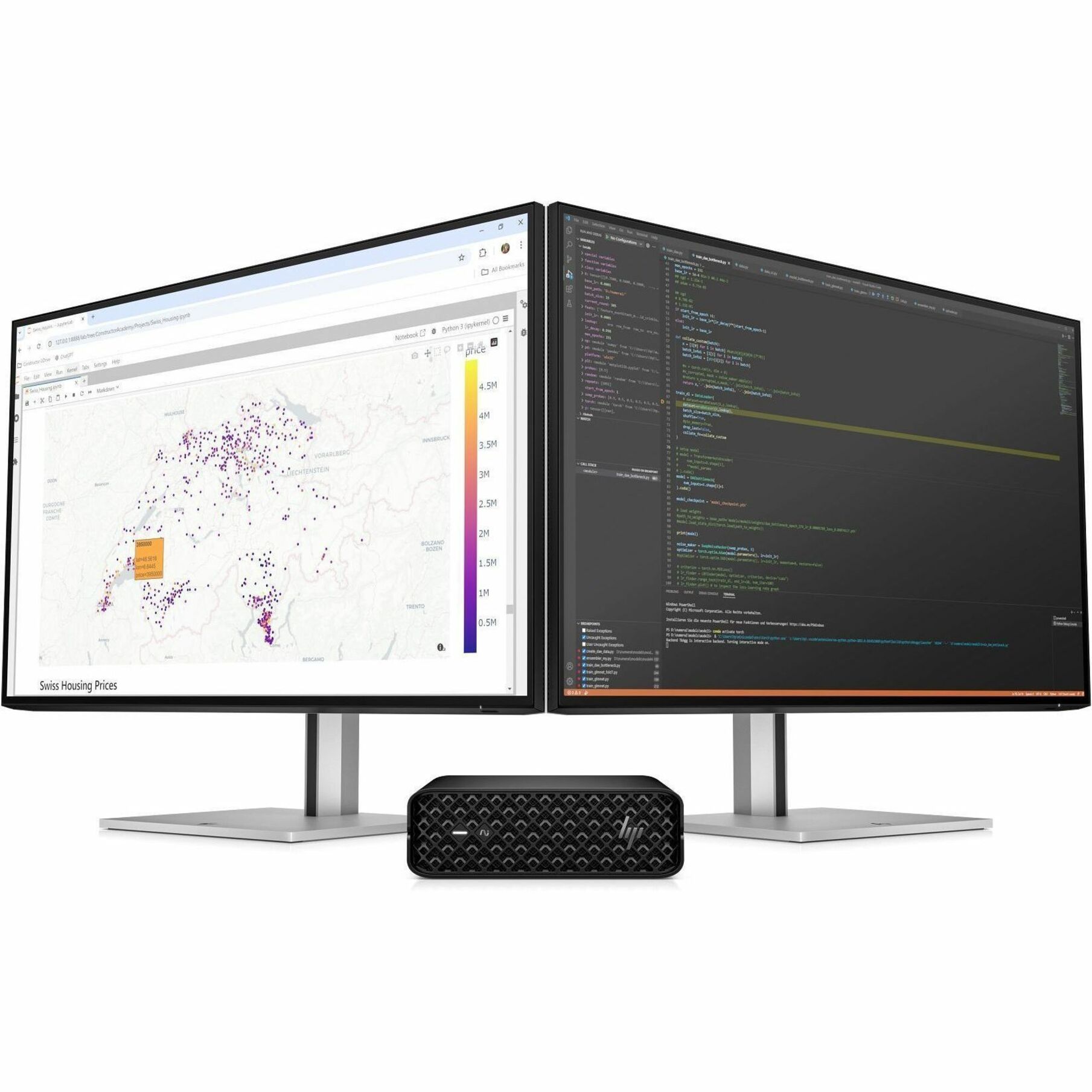 HP Z2 Mini G1i Workstation - 1 x Intel Core Ultra 7 265 - 64 GB - 1 TB SSD - Mini PC - Intel W880 Chip - NVMe, Serial ATA Controller - 0, 1 RAID Levels - Gigabit Ethernet — alternate image10