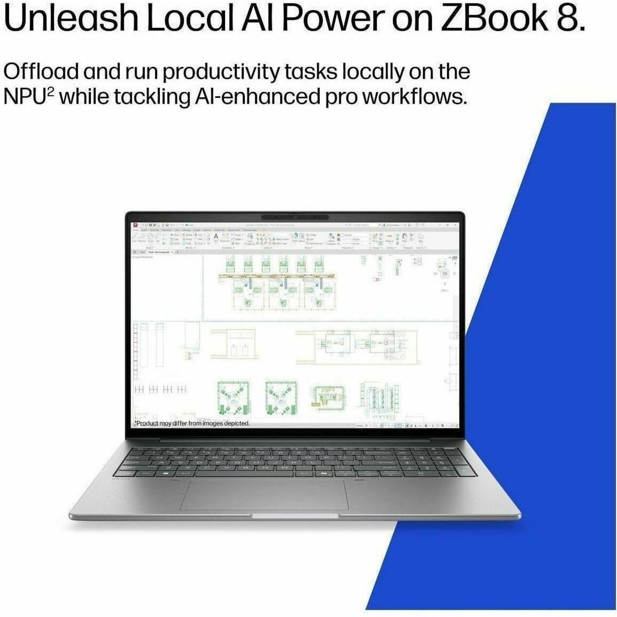 HP ZBook 8 G2i 14" Copilot+ PC Mobile Workstation - WUXGA - Intel Core Ultra 7 Series 3 365 - 16 GB - 512 GB SSD - French, English Keyboard - Meteor Silver Aluminum - Intel Chip - 1920 x 1200 - Windows 11 Pro - Intel - In-plane Switching (IPS) Technology - Front Camera/Webcam - IEEE 802.11be Wireless LAN Standard - Wi-Fi 7 — alternate image5