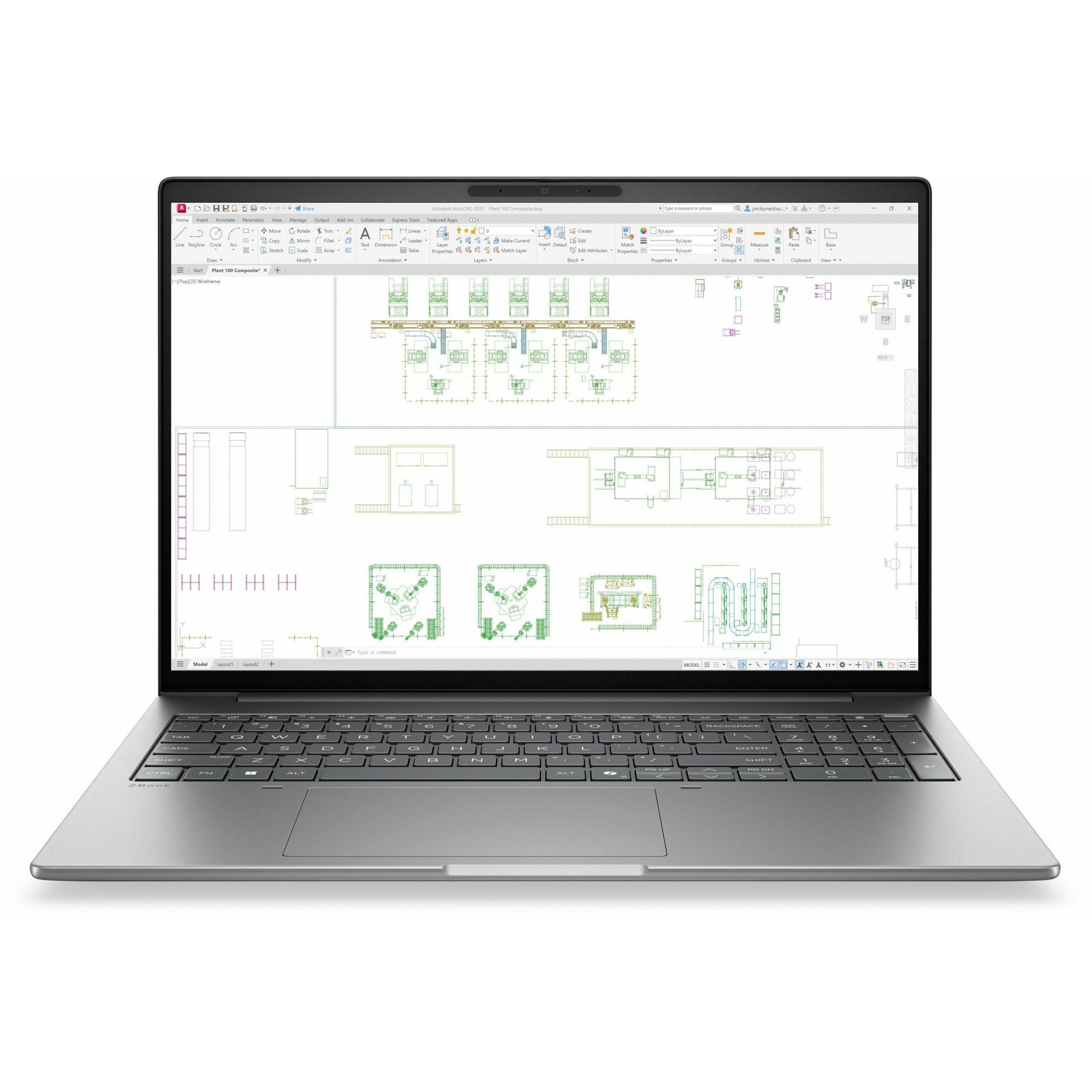 HP ZBook 8 G2i 16" Copilot+ PC Mobile Workstation - WQUXGA - Intel Core Ultra 7 Series 3 366H - 64 GB - 1 TB SSD - French, English Keyboard - Meteor Silver Aluminum - Intel Chip - 3840 x 2400 - Windows 11 Pro - NVIDIA with 6 GB, Intel - In-plane Switching (IPS) Technology, DreamColor - Front Camera/Webcam - IEEE 802.11be Wireless LAN Standard - Wi-Fi 7