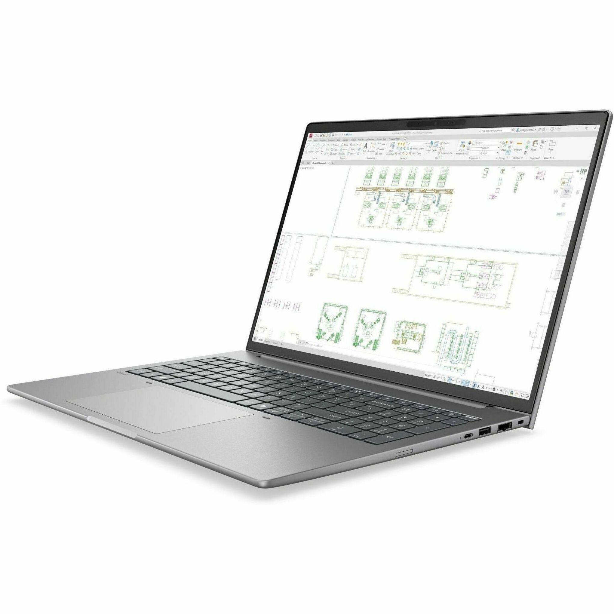 HP ZBook 8 G2i 16" Touchscreen Copilot+ PC Mobile Workstation - WUXGA - Intel Core Ultra X9 Series 3 388H - 32 GB - 1 TB SSD - French, English Keyboard - Meteor Silver Aluminum - Intel Chip - 1920 x 1200 - Windows 11 Pro - Intel - In-plane Switching (IPS) Technology - Front Camera/Webcam - IEEE 802.11be Wireless LAN Standard - Wi-Fi 7 — alternate image1