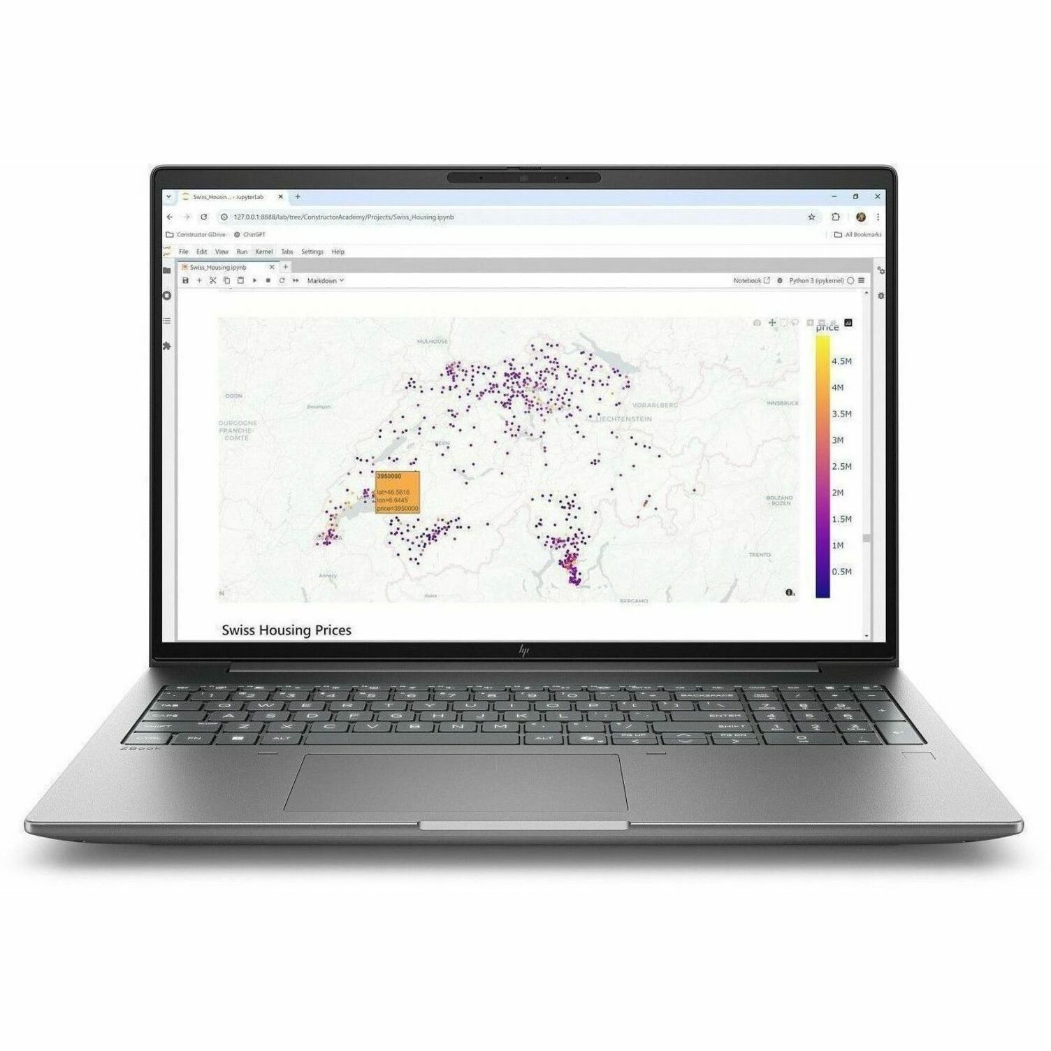 HP ZBook X G2i 16" Copilot+ PC Mobile Workstation - WUXGA - Intel Core Ultra 7 Series 3 366H - 64 GB - 1 TB SSD - French, English Keyboard - Meteor Silver - Intel Chip - 1920 x 1200 - Windows 11 Pro - NVIDIA with 8 GB, Intel - In-plane Switching (IPS) Technology - Front Camera/Webcam - IEEE 802.11be Wireless LAN Standard - Wi-Fi 7 — alternate image12