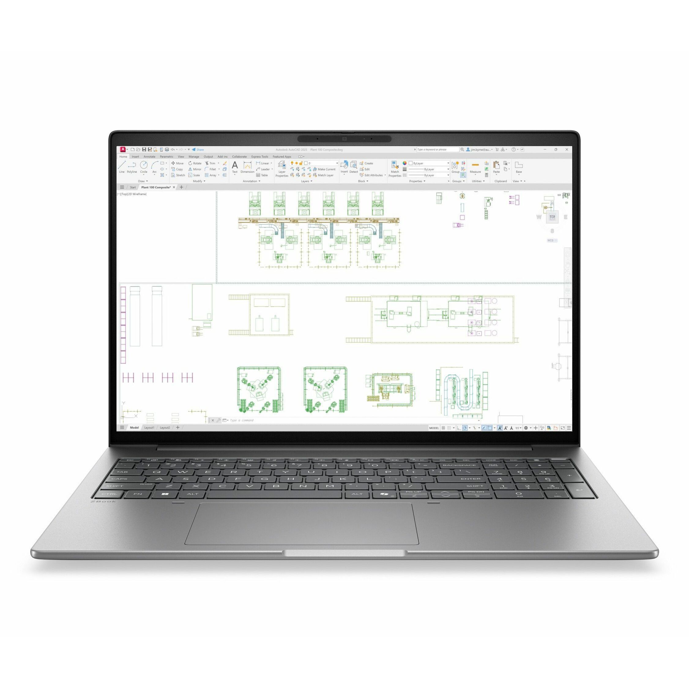 HP ZBook 8 G2i 16" Copilot+ PC Mobile Workstation - WQUXGA - Intel Core Ultra 7 Series 3 366H - 64 GB - 2 TB SSD - French, English Keyboard - Meteor Silver Aluminum - Intel Chip - 3840 x 2400 - Windows 11 Pro - NVIDIA with 6 GB, Intel - In-plane Switching (IPS) Technology, DreamColor - Front Camera/Webcam - IEEE 802.11be Wireless LAN Standard - Wi-Fi 7