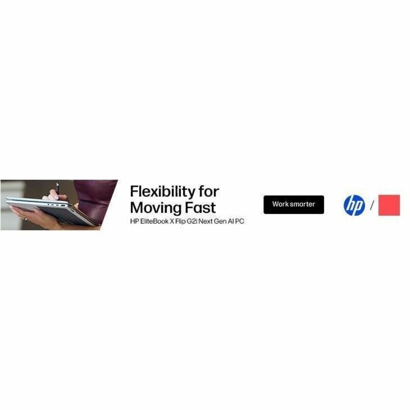 HP EliteBook X Flip G2i 14" Touchscreen Convertible 2 in 1 Notebook - 5G - Intel Core Ultra 7 Series 3 366H - 32 GB - 512 GB SSD - Intel Chip - LTE, HSPA+, DC-HSPA+, UMTS - Intel - IEEE 802.11be Wireless LAN Standard - Wi-Fi 7 — alternate image3