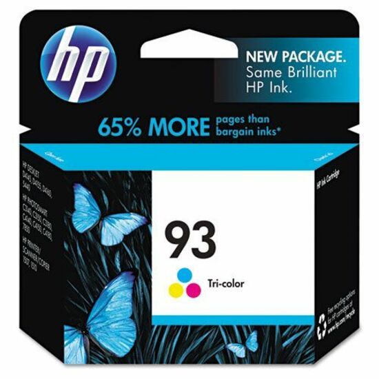HP 93 Tri-color Ink Cartridge - Color - Inkjet - 175 Page