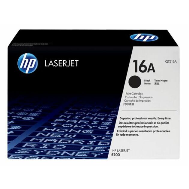 HP 16A (Q7516A) Original Laser Toner Cartridge